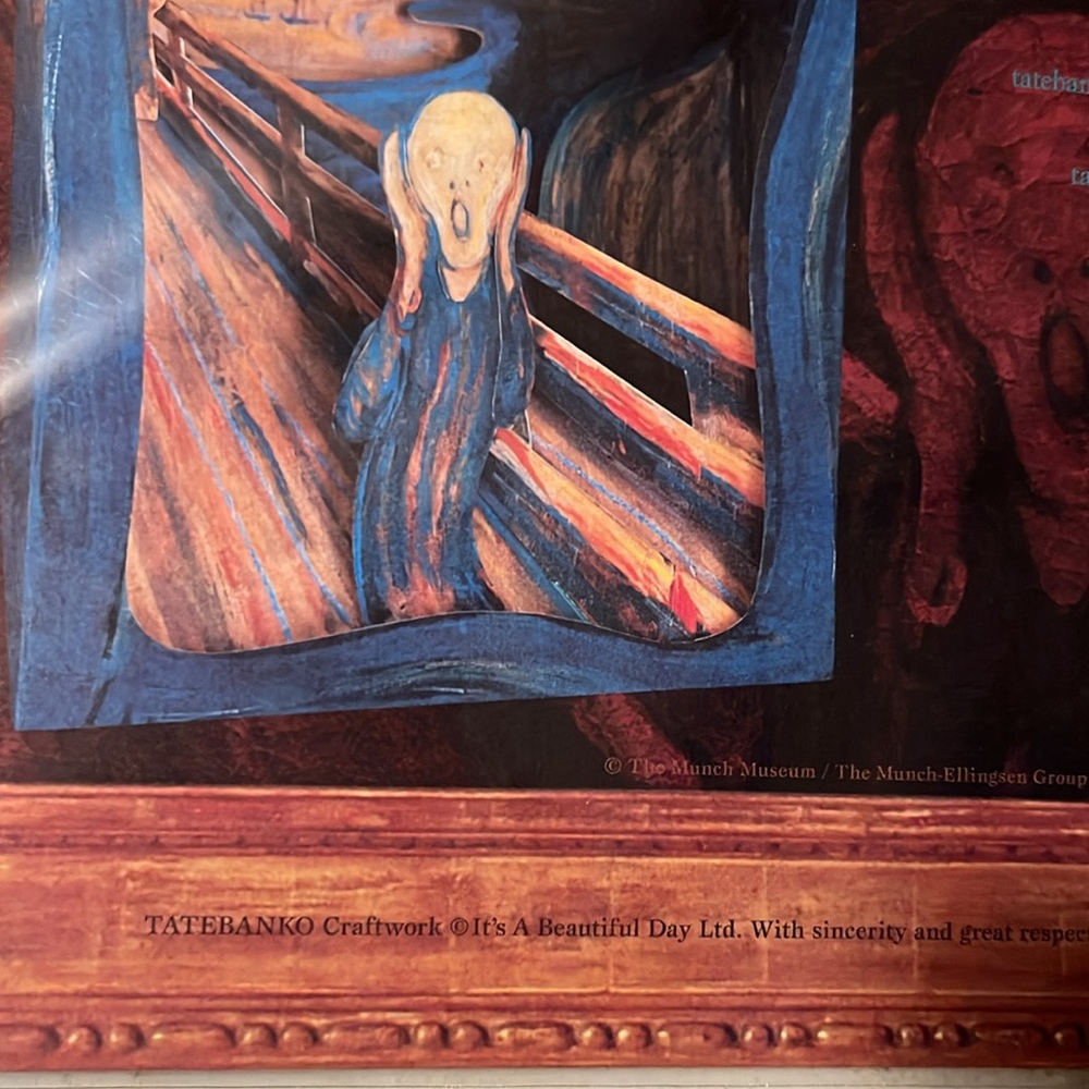 NWT  'The Scream' Paper Tatebanko Diorama - Picture 6 of 9